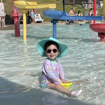Little Girl in Pool