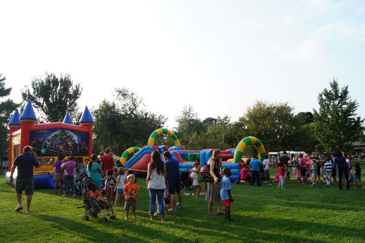 People on the Village Green