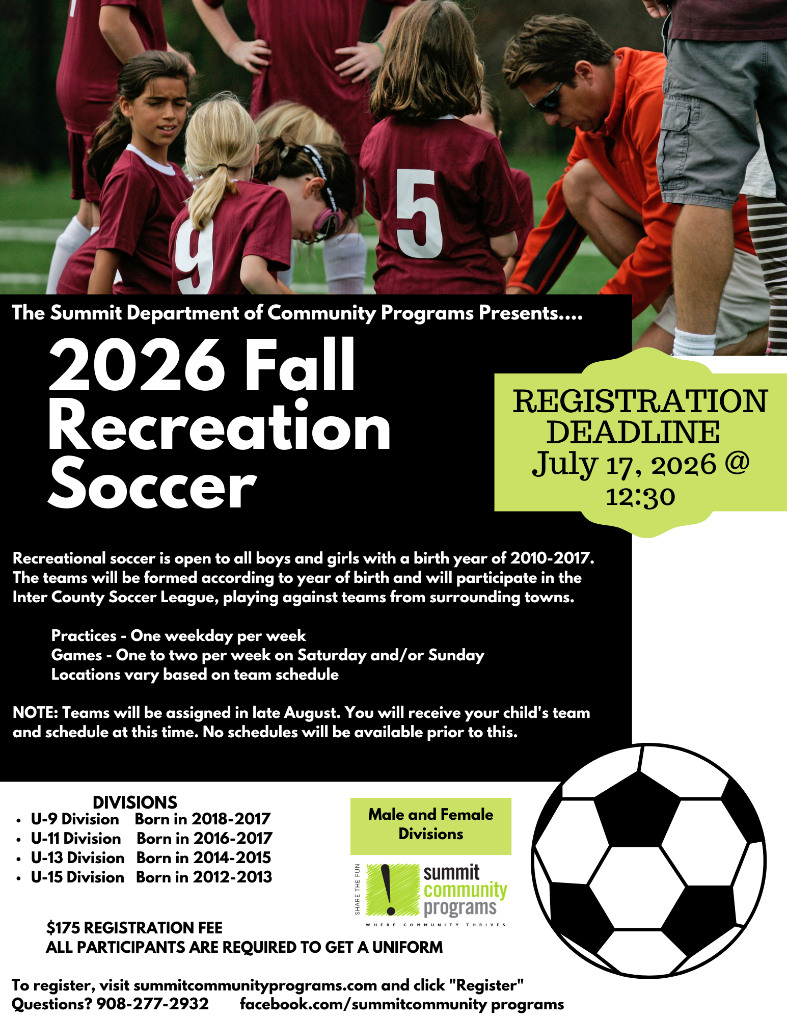 2026 fall soccer